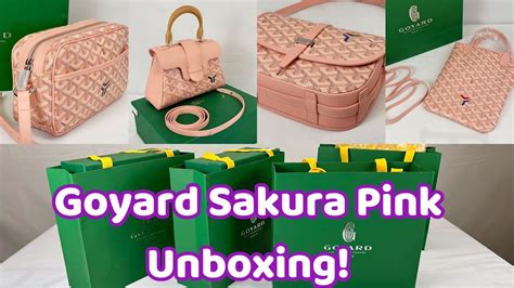 Goyard Sakura Pink Unboxing! An Amazing Color on Cute Bags.